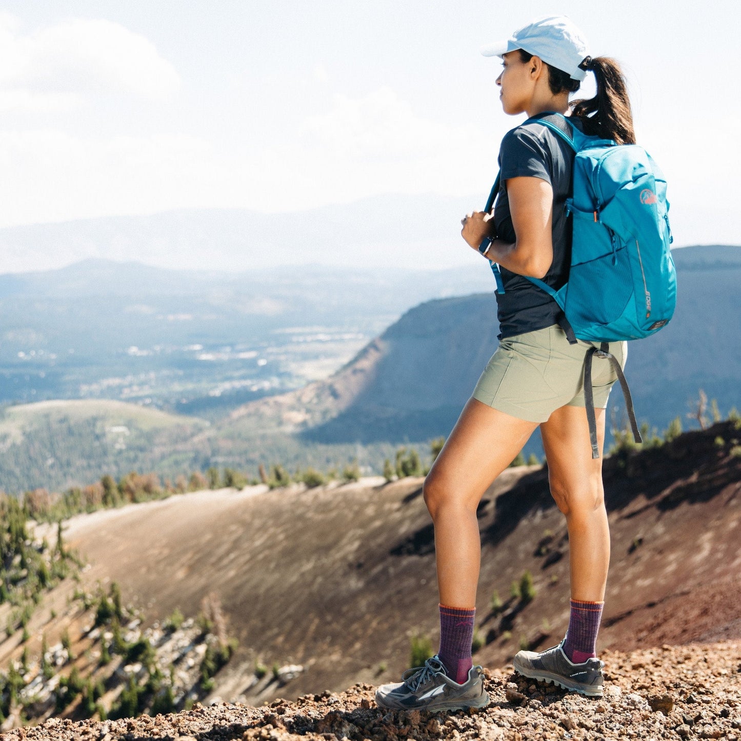 Women's Hiker Micro Crew Midweight Hiking Socks