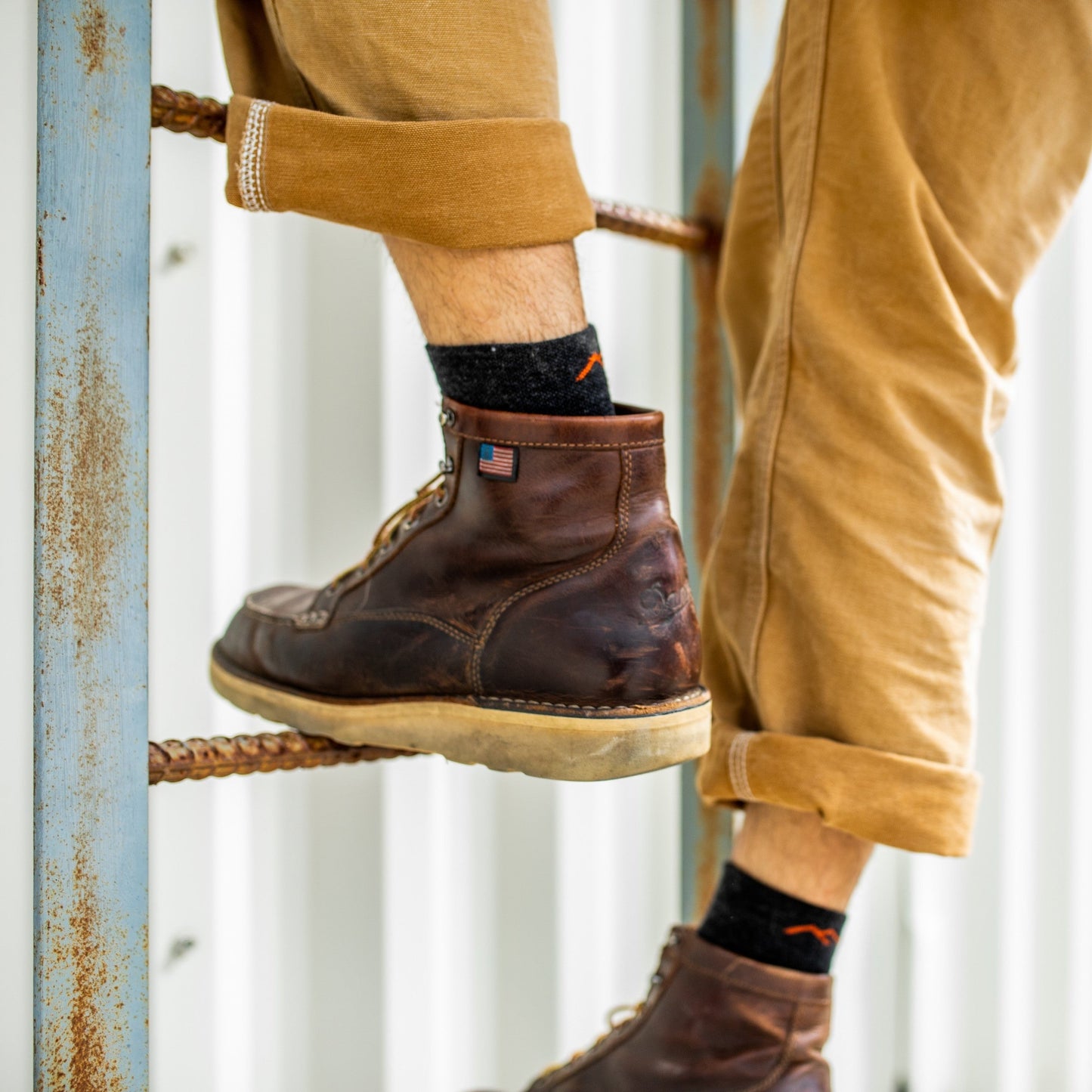 Men's Steely Quarter Midweight Work Sock