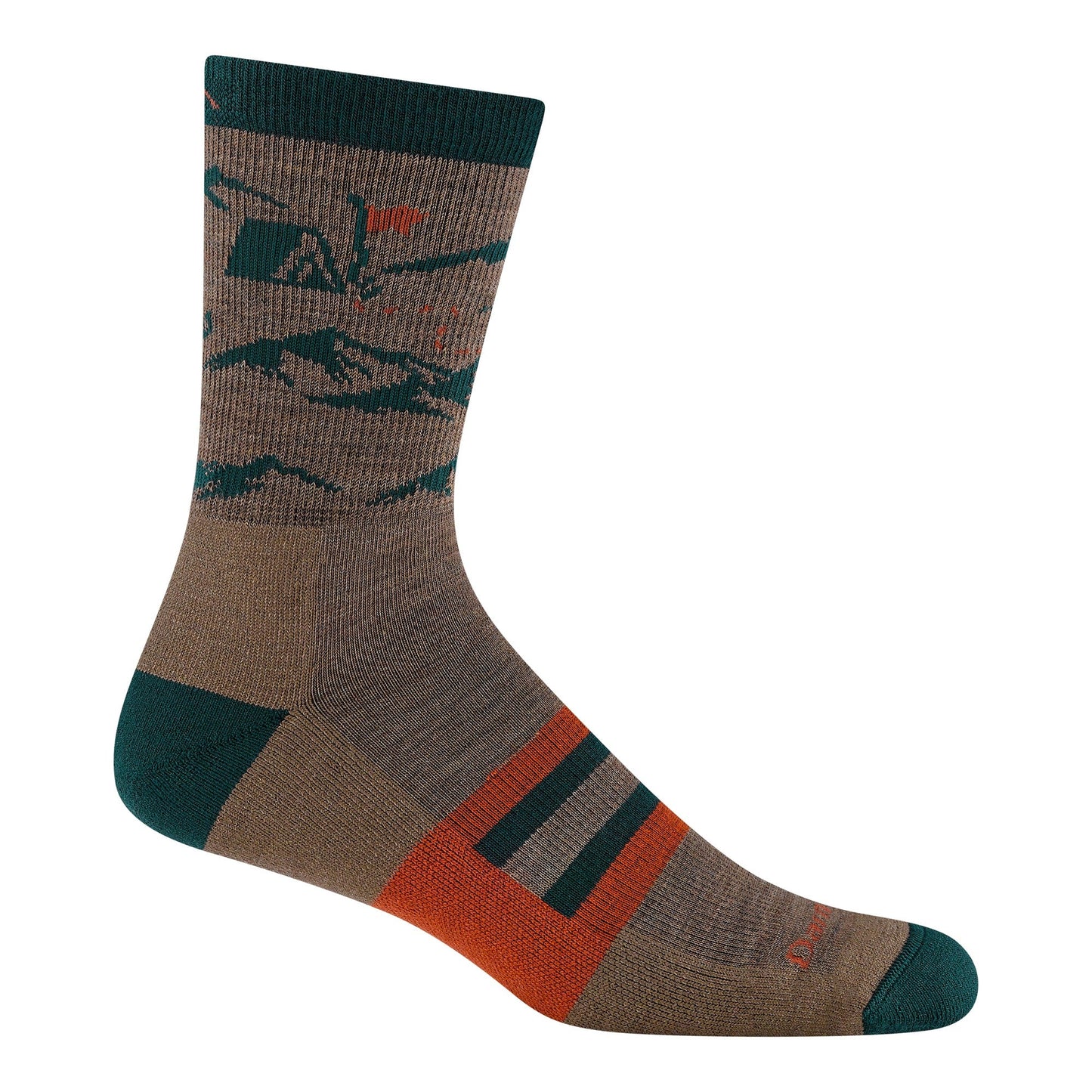 Men's Hike Hike Hut Micro Crew Midweight Hiking Socks-Last Chance