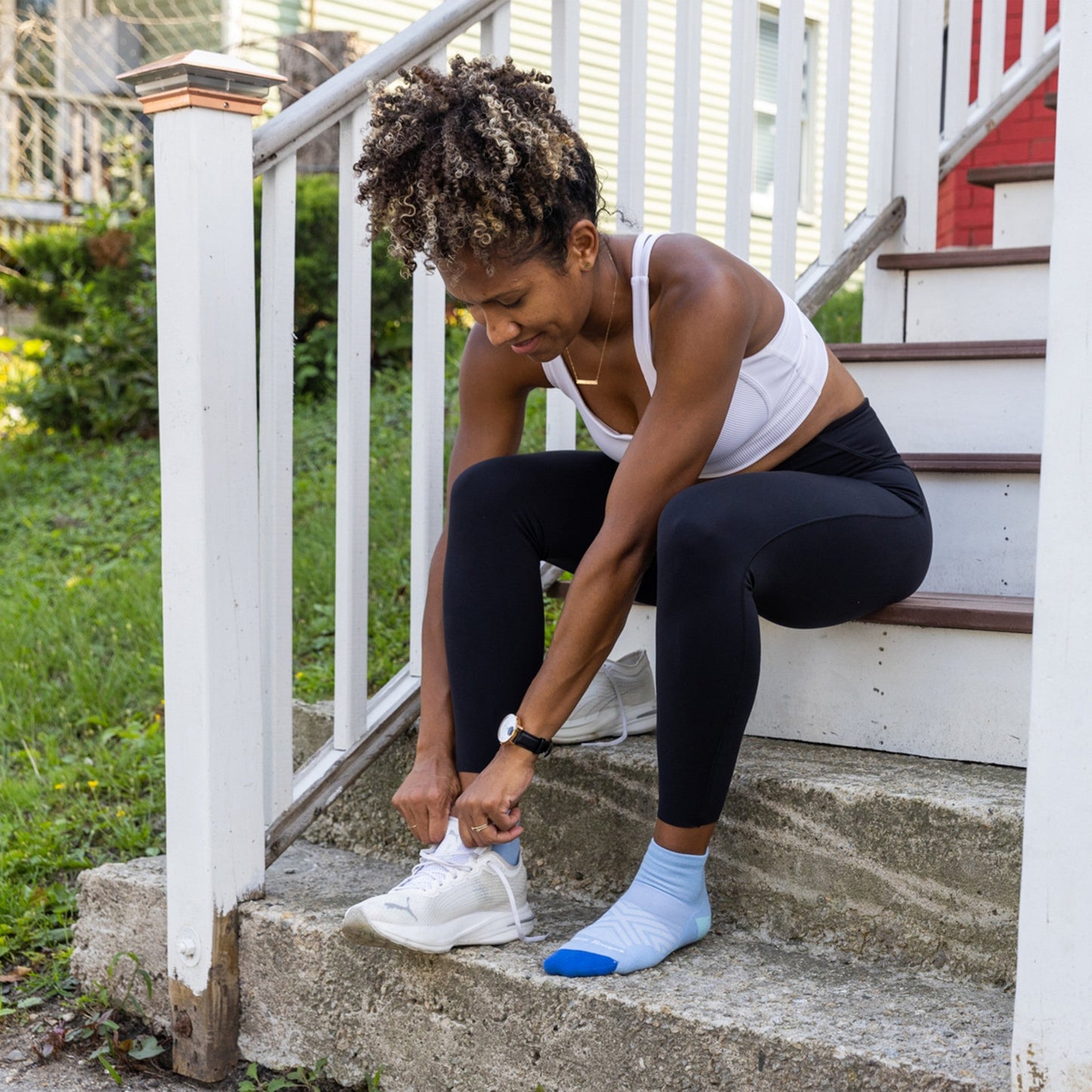 Women's Run Quarter Cushioned Ultra-Lightweight Running Socks