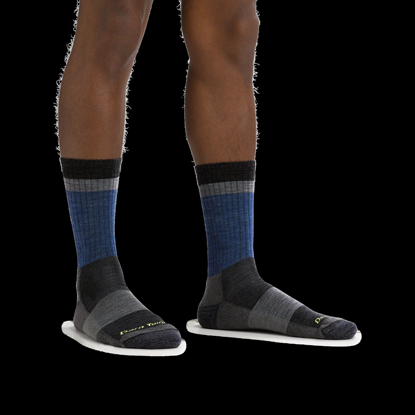 Men's Heady Stripe Micro Crew Lightweight Hiking Socks