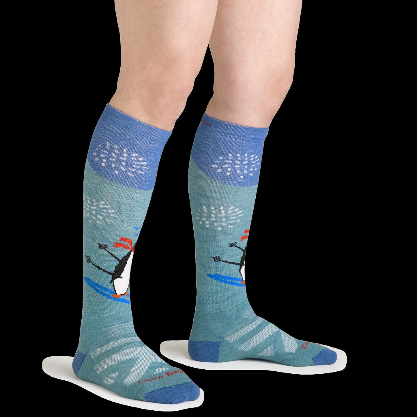 Women's Penguin Peak Over-The-Calf Midweight Ski & Snowboard Sock-Last Chance