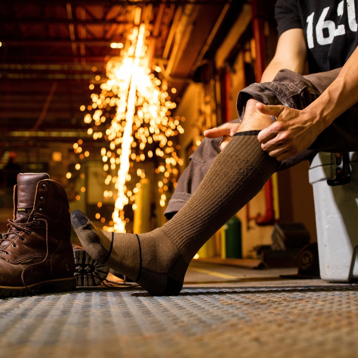 Men's Paul Bunyan Over-the-Calf Midweight Work Sock