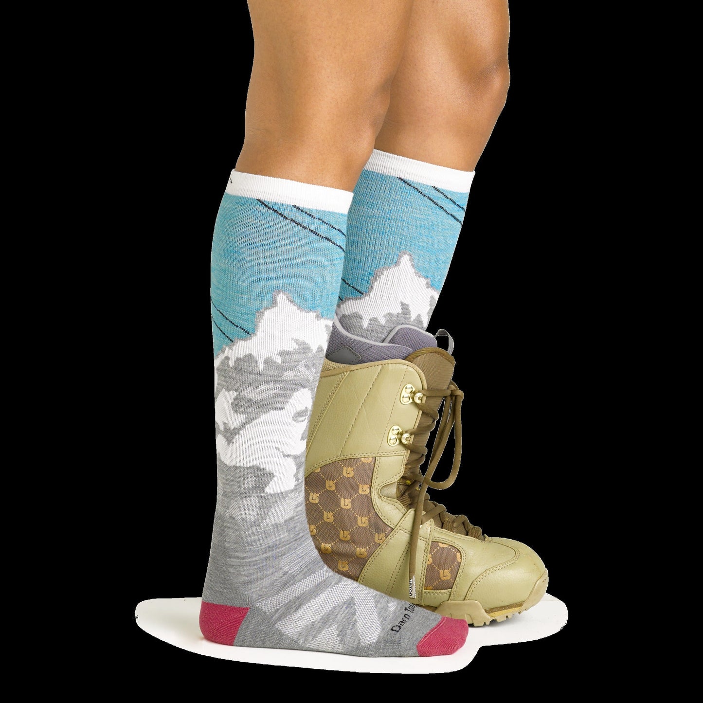 Women's Yeti Over-the-Calf Midweight Ski & Snowboard Socks