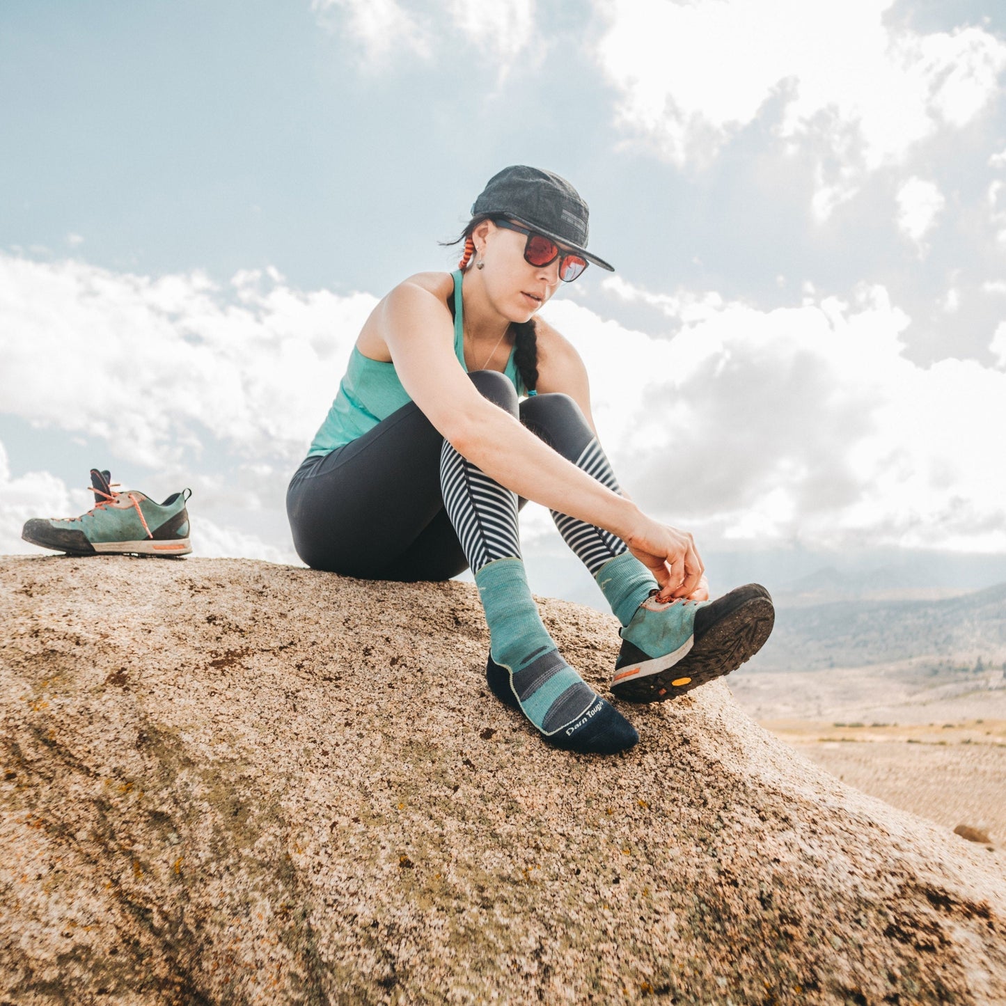 Women's Light Hiker Micro Crew Lightweight Hiking Socks