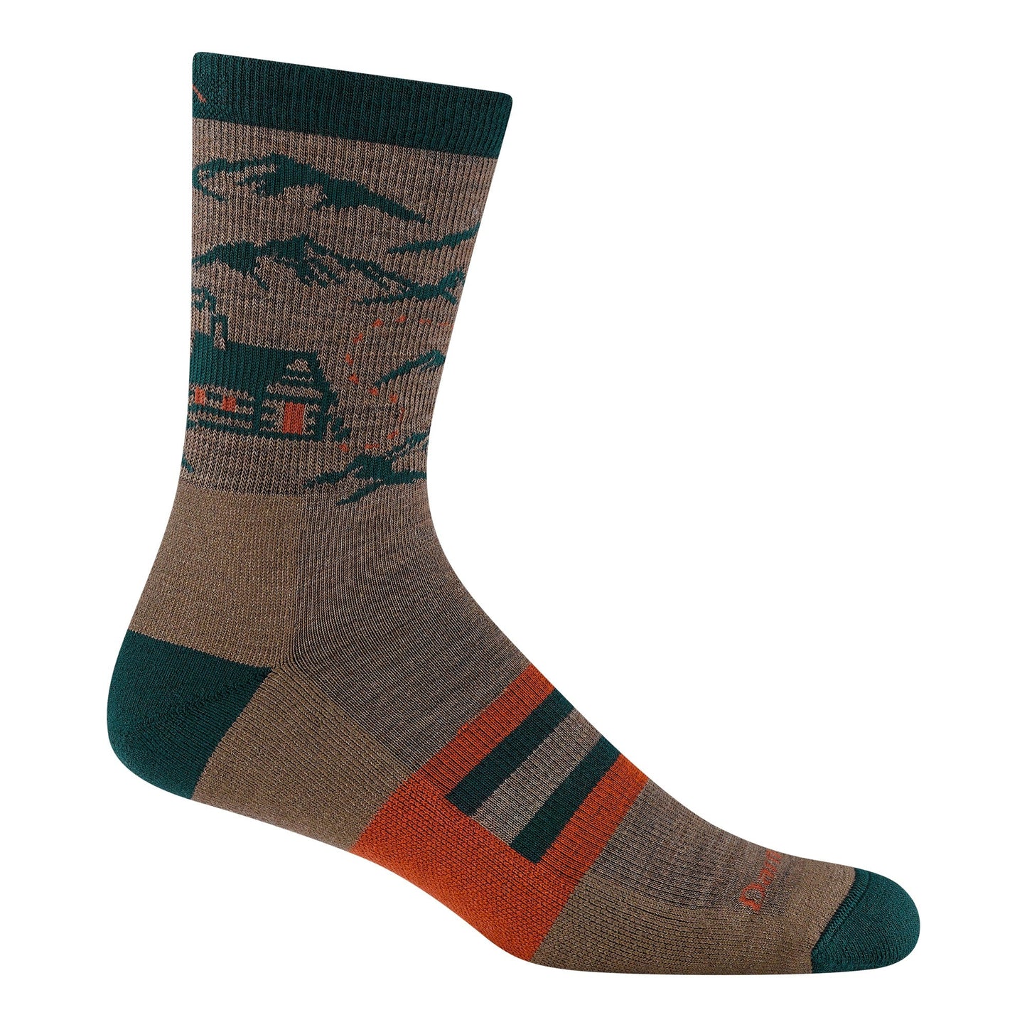 Men's Hike Hike Hut Micro Crew Midweight Hiking Socks-Last Chance