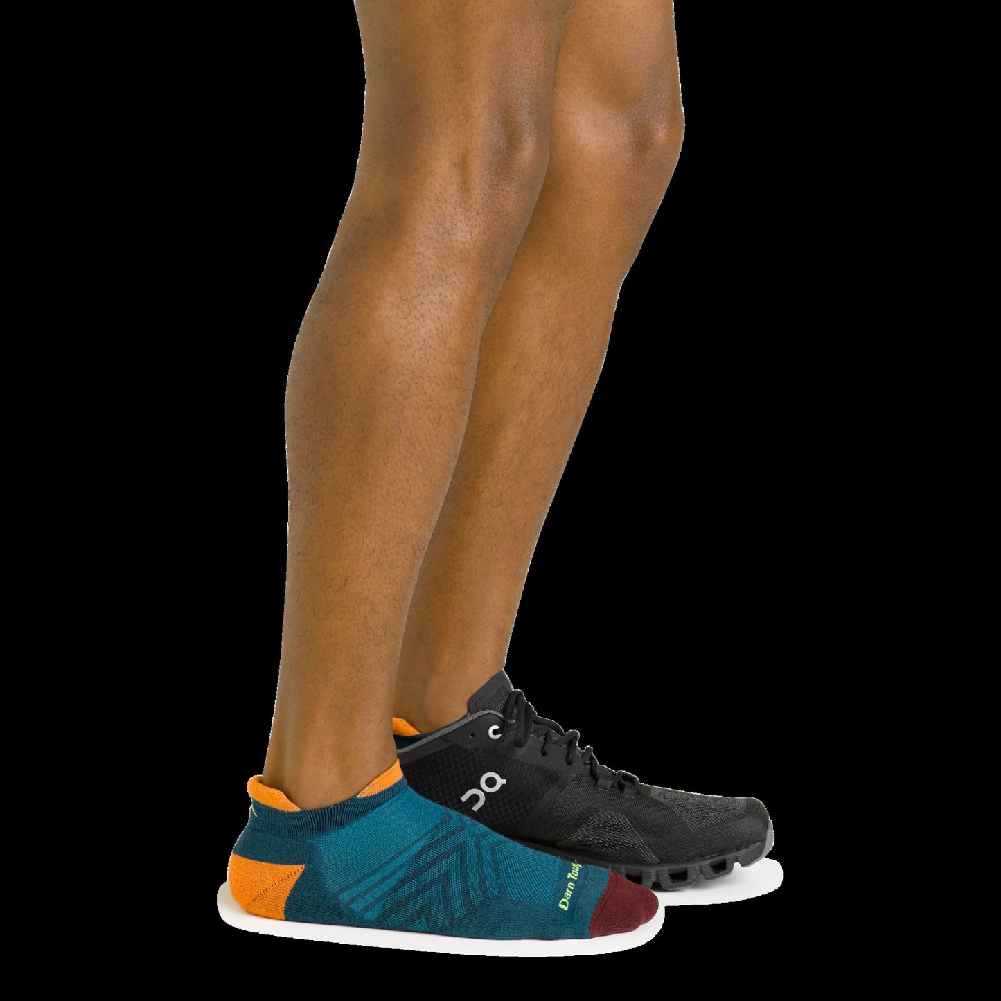 Men's Run No Show Tab Cushioned Ultra-Lightweight Running Socks