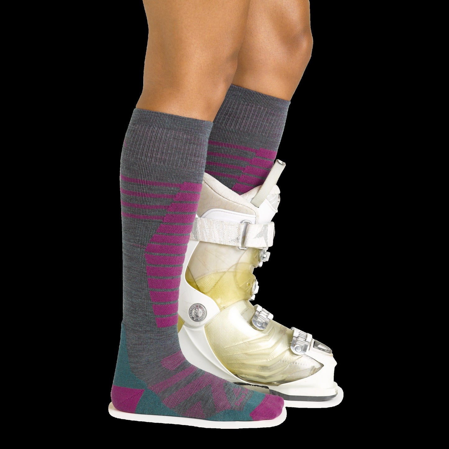 Women's Edge Over-the-Calf Midweight Ski & Snowboard Sock-Last Chance