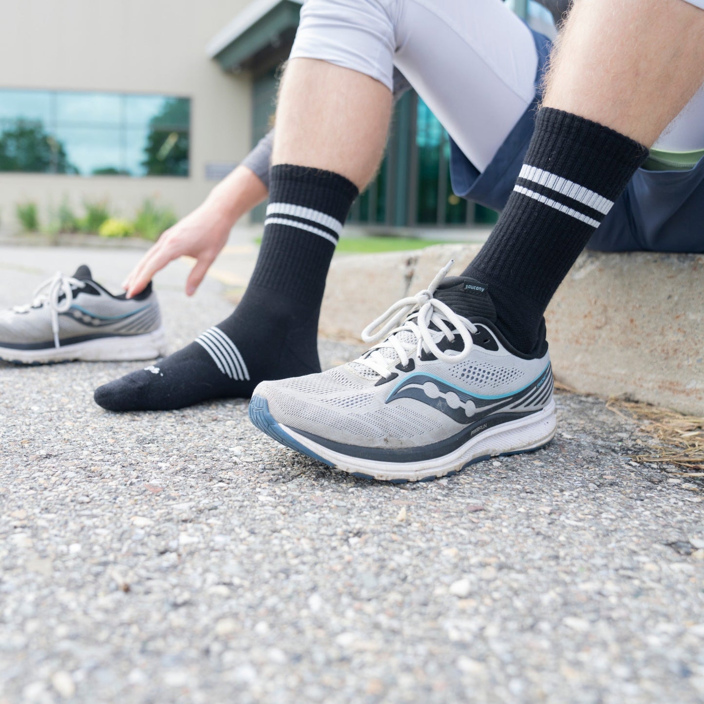 Men's Element Micro Crew Lightweight Running Socks