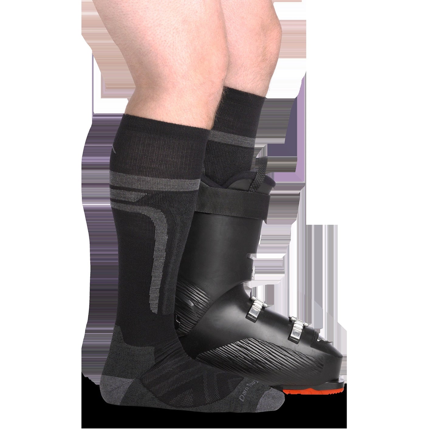 Men's Edge Over-the-Calf Midweight Ski & Snowboard Socks
