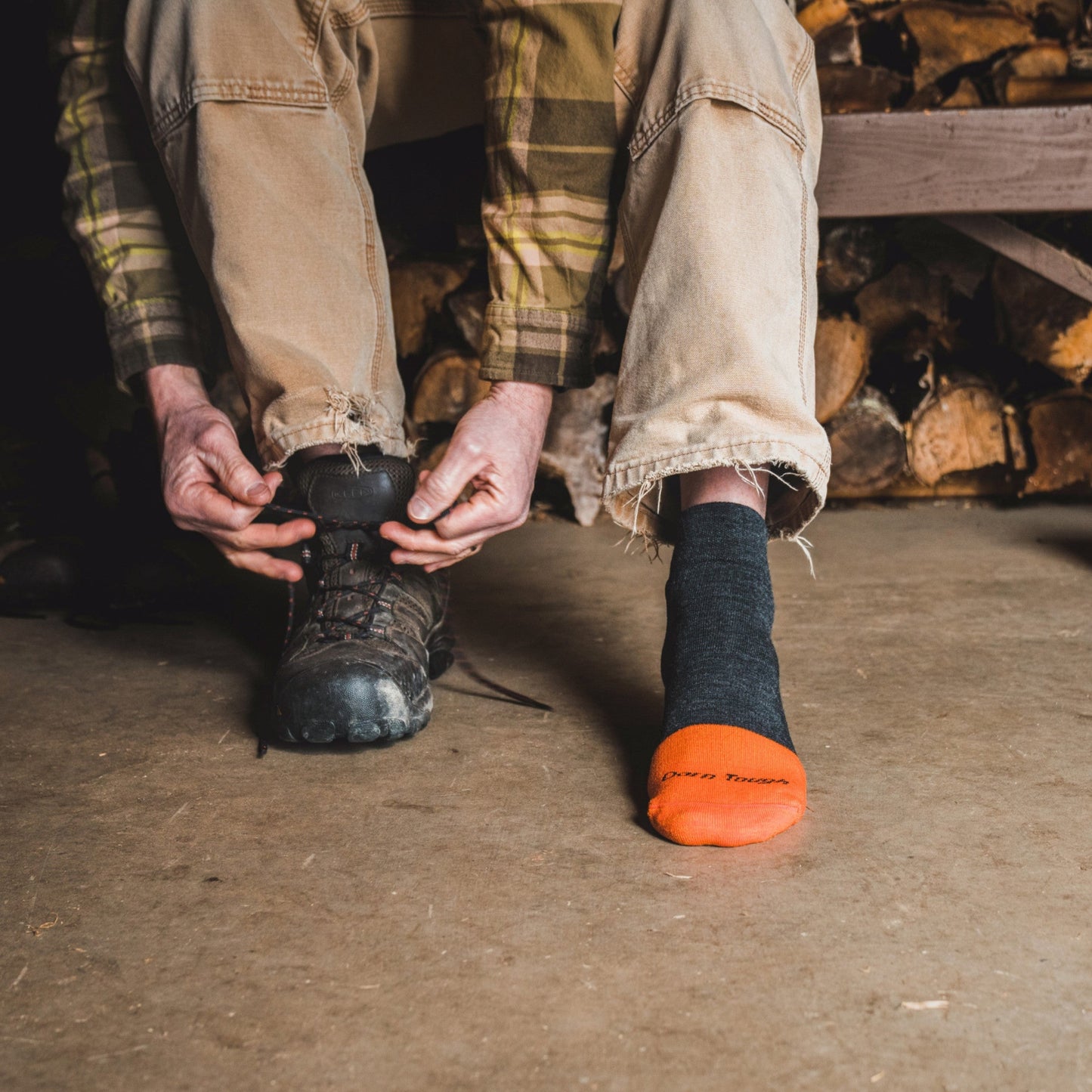 Men's Steely Quarter Midweight Work Sock