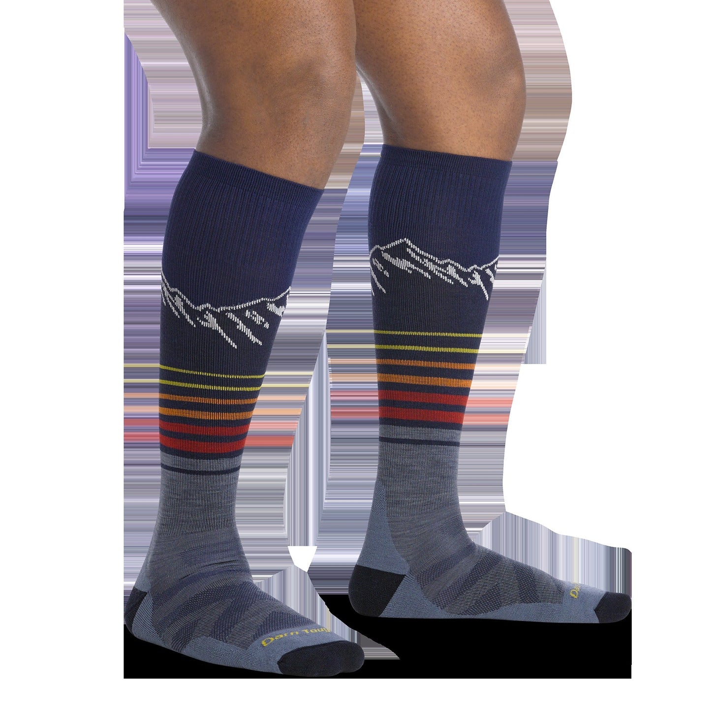 Men's Steep Lines Over-the-Calf Lightweight Ski & Snowboard Socks