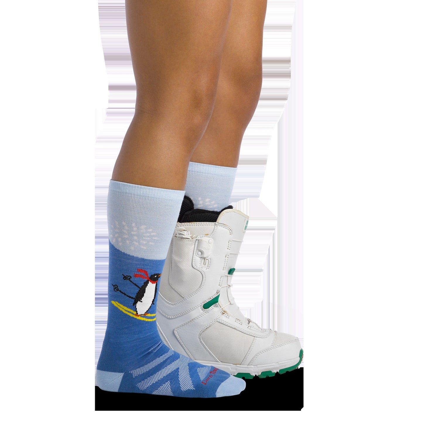 Kids Penguin Peak Over-the-Calf Midweight Ski & Snowboard Socks
