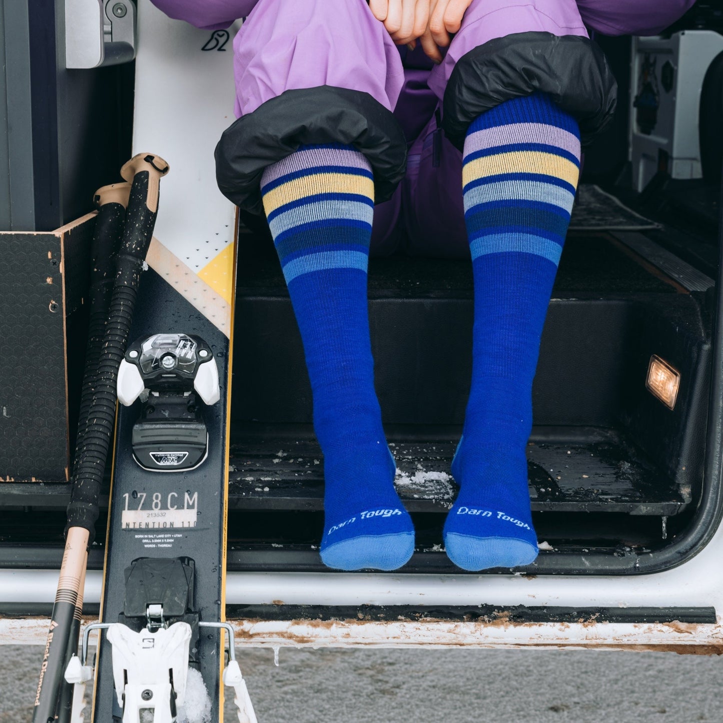 Women's Snowburst Over-the-Calf Midweight Ski & Snowboard Socks