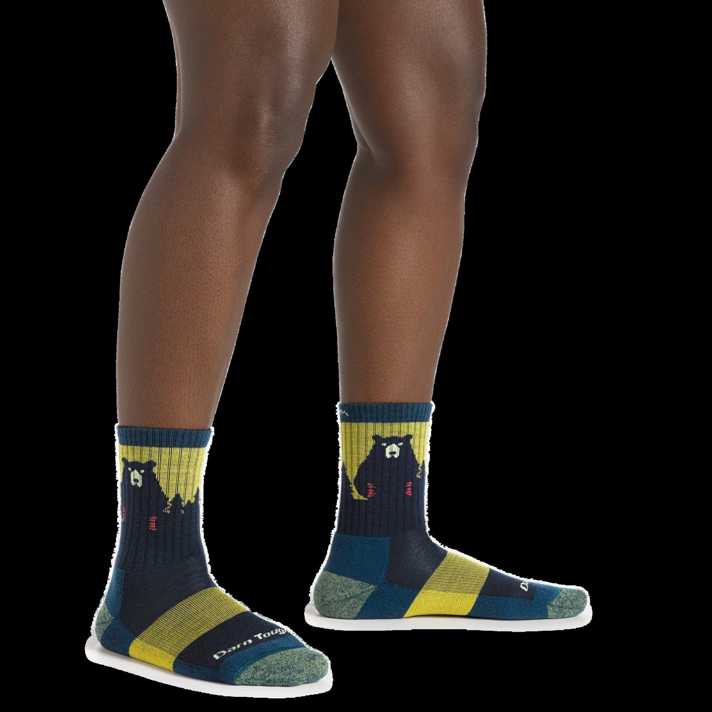 Women's Bear Town Micro Crew Lightweight Hiking Socks