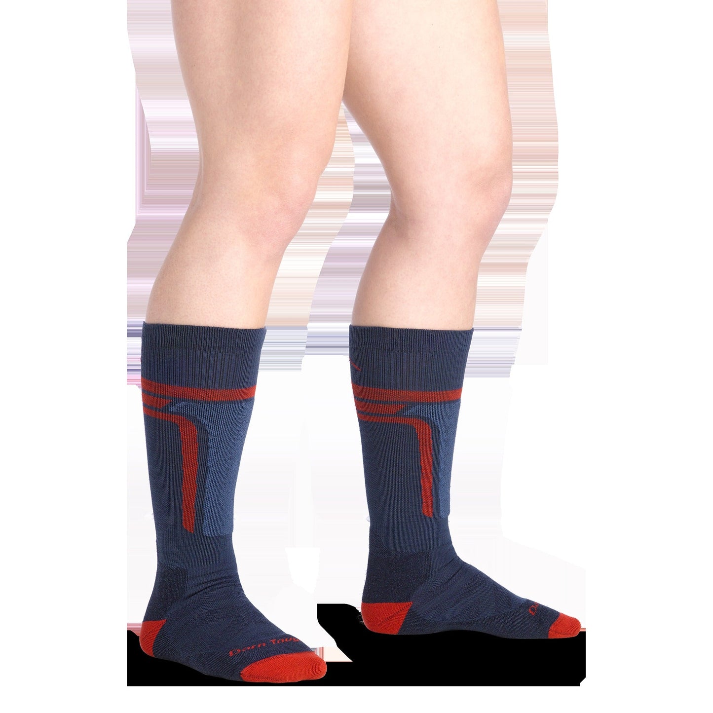 Kids T-Bar Over-the-Calf Midweight Ski & Snowboard Socks