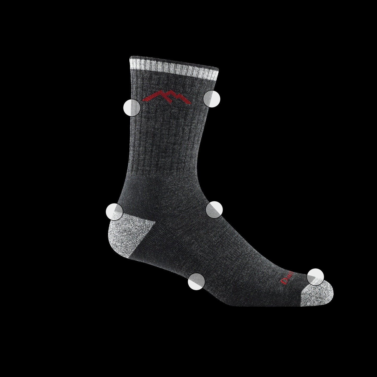 Men's Hiker Midweight Micro Crew 5-Pack