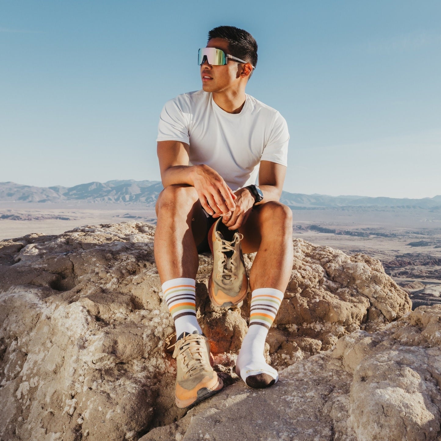 Men's Fastpack Micro Crew Lightweight Hiking Socks