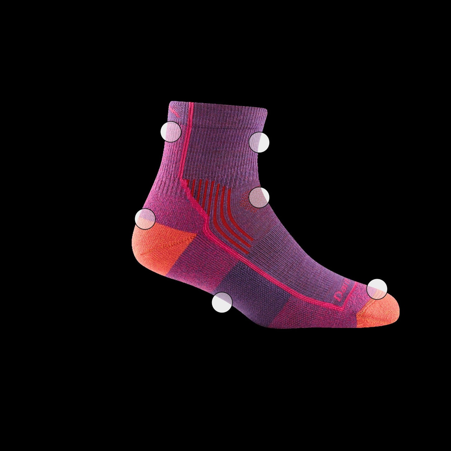 Women's Hiker Quarter Midweight Hiking Sock-Last Chance