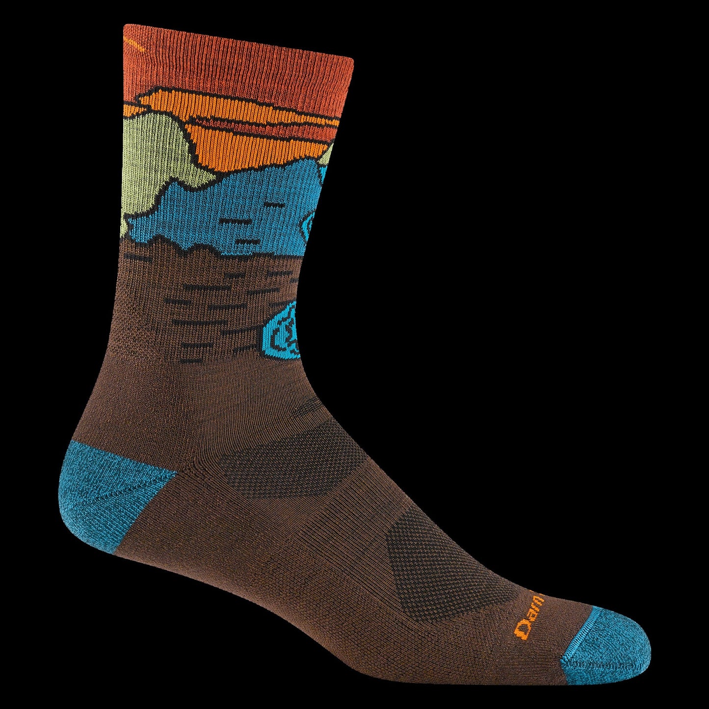 Men's Chasing Waterfalls Micro Crew Lightweight Hiking Socks