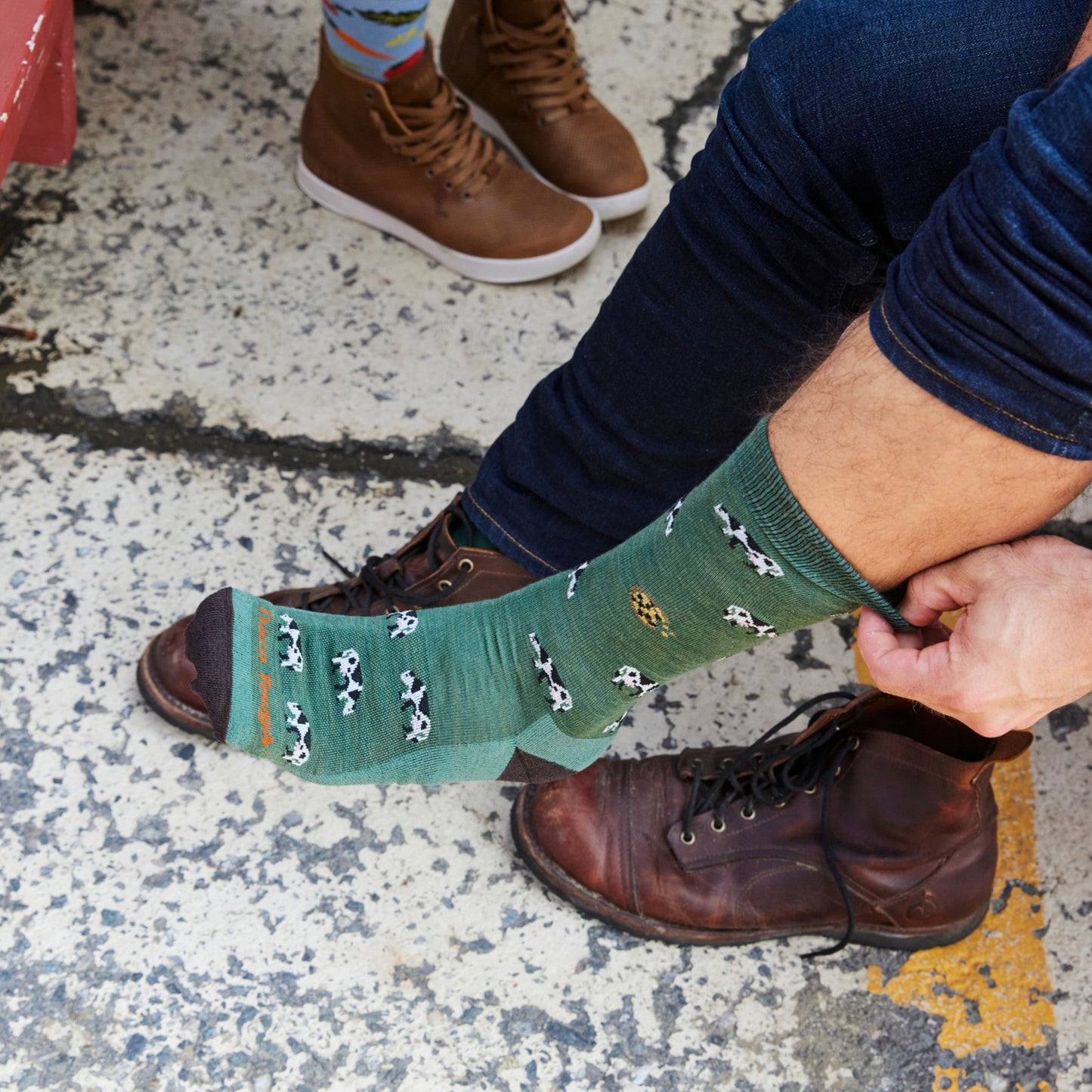 Men's Dairy Air Crew Lightweight Lifestyle Socks