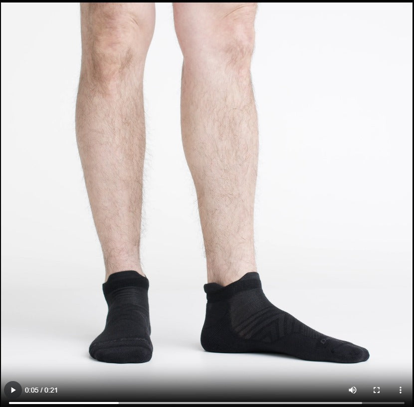 Men's Run No Show Tab Cushioned Ultra-Lightweight Running Socks