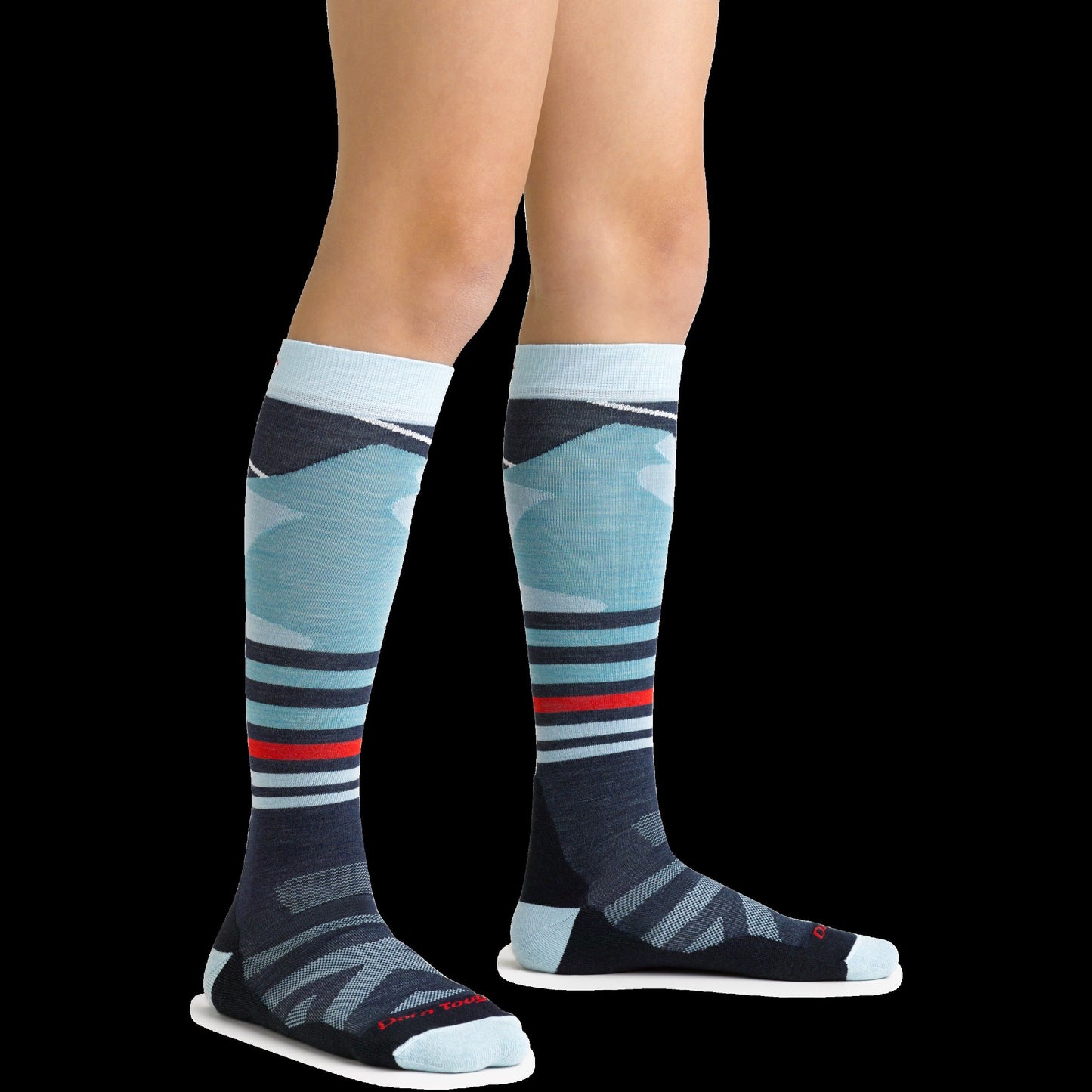 Kids Skipper Over-the-Calf Midweight Ski & Snowboard Sock-Last Chance