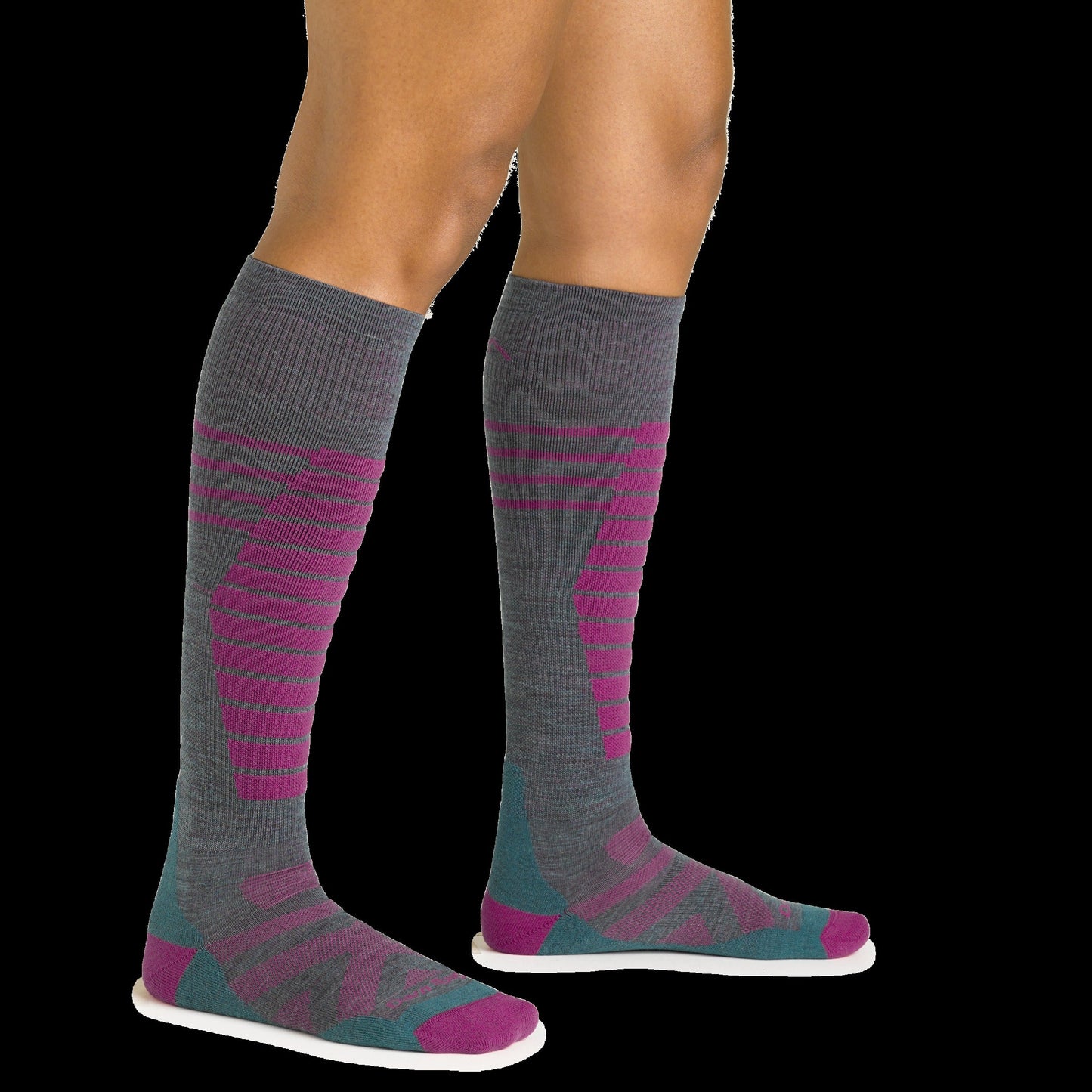 Women's Edge Over-the-Calf Midweight Ski & Snowboard Sock-Last Chance