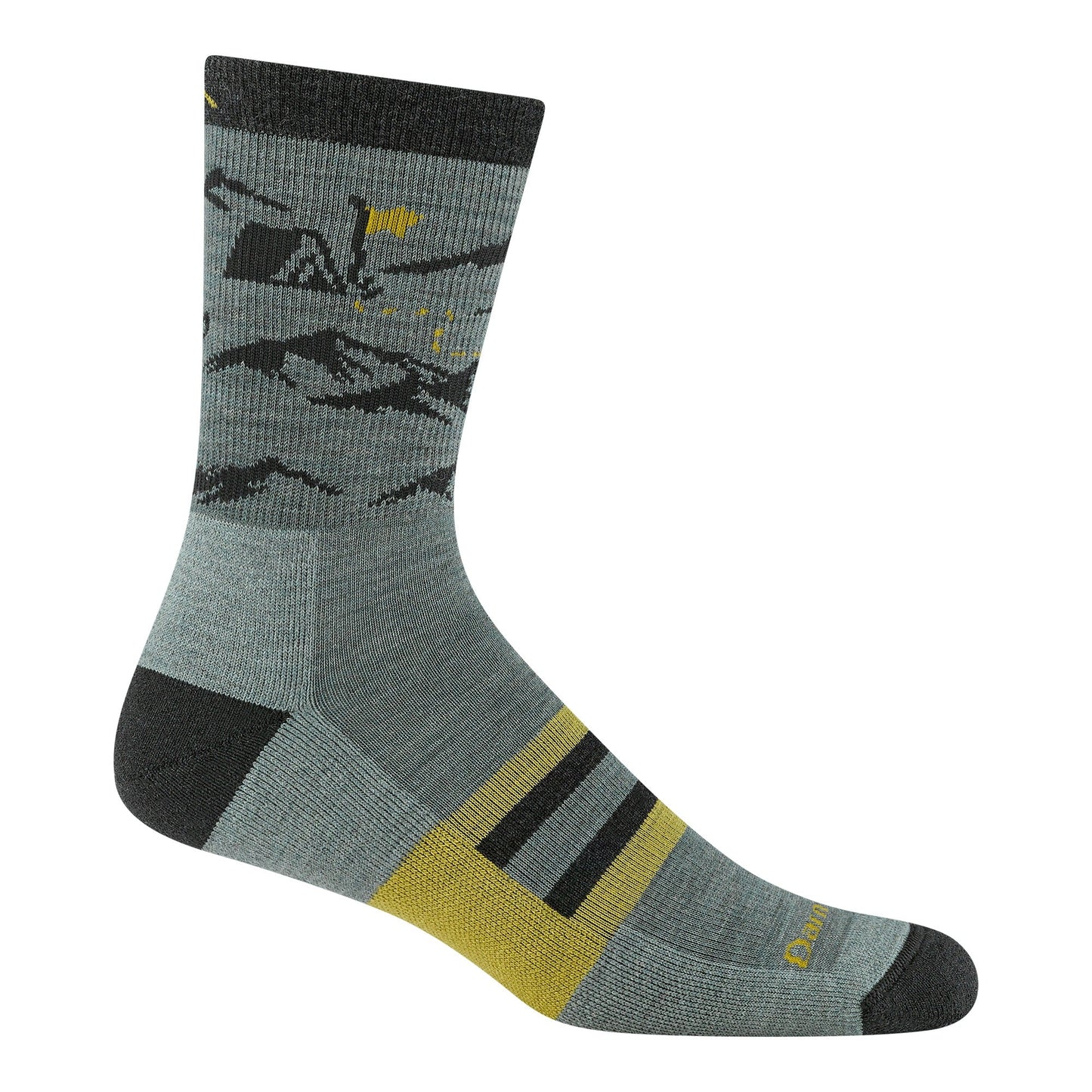 Men's Hike Hike Hut Micro Crew Midweight Hiking Socks-Last Chance