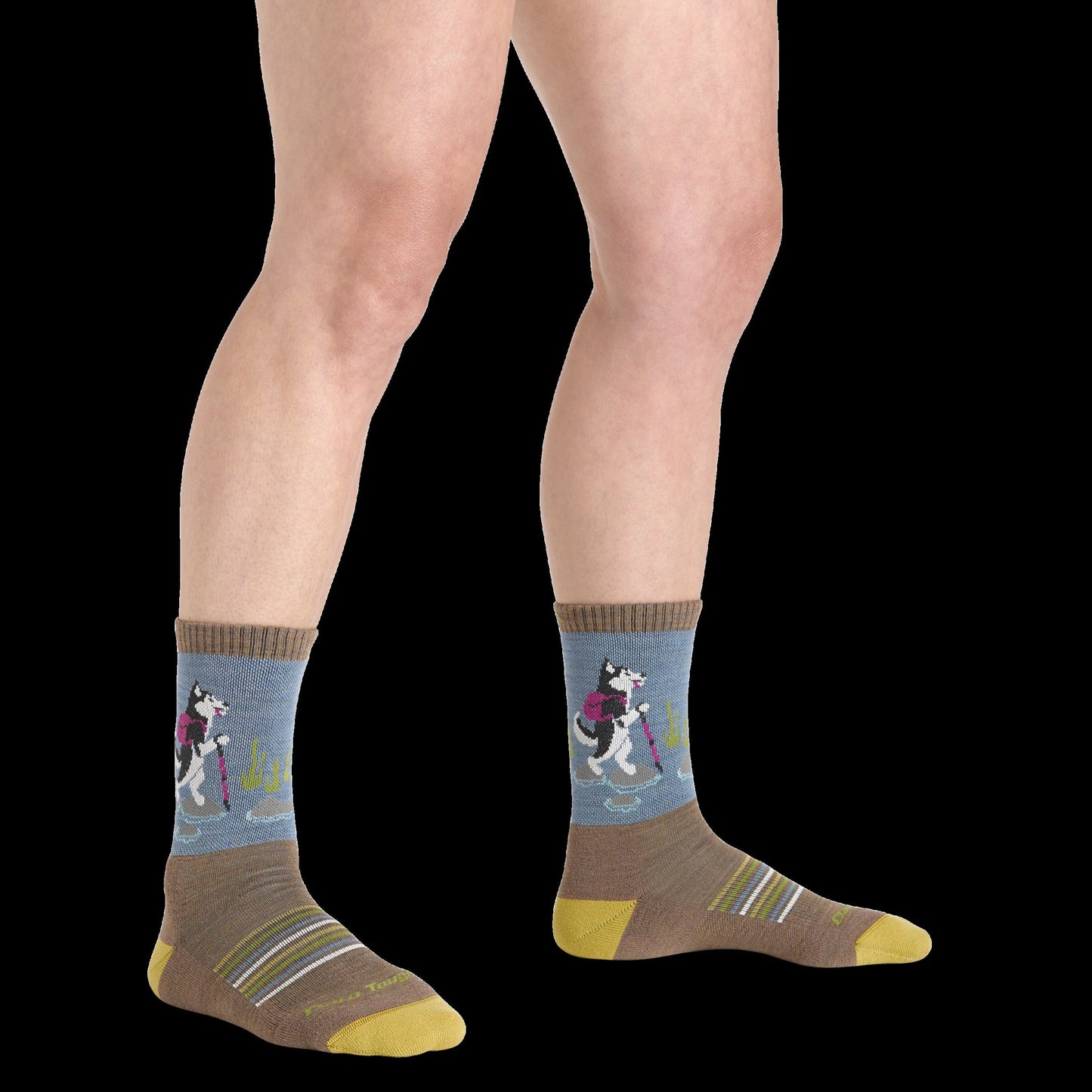 Women's Critter Club Micro Crew Lightweight Hiking Socks