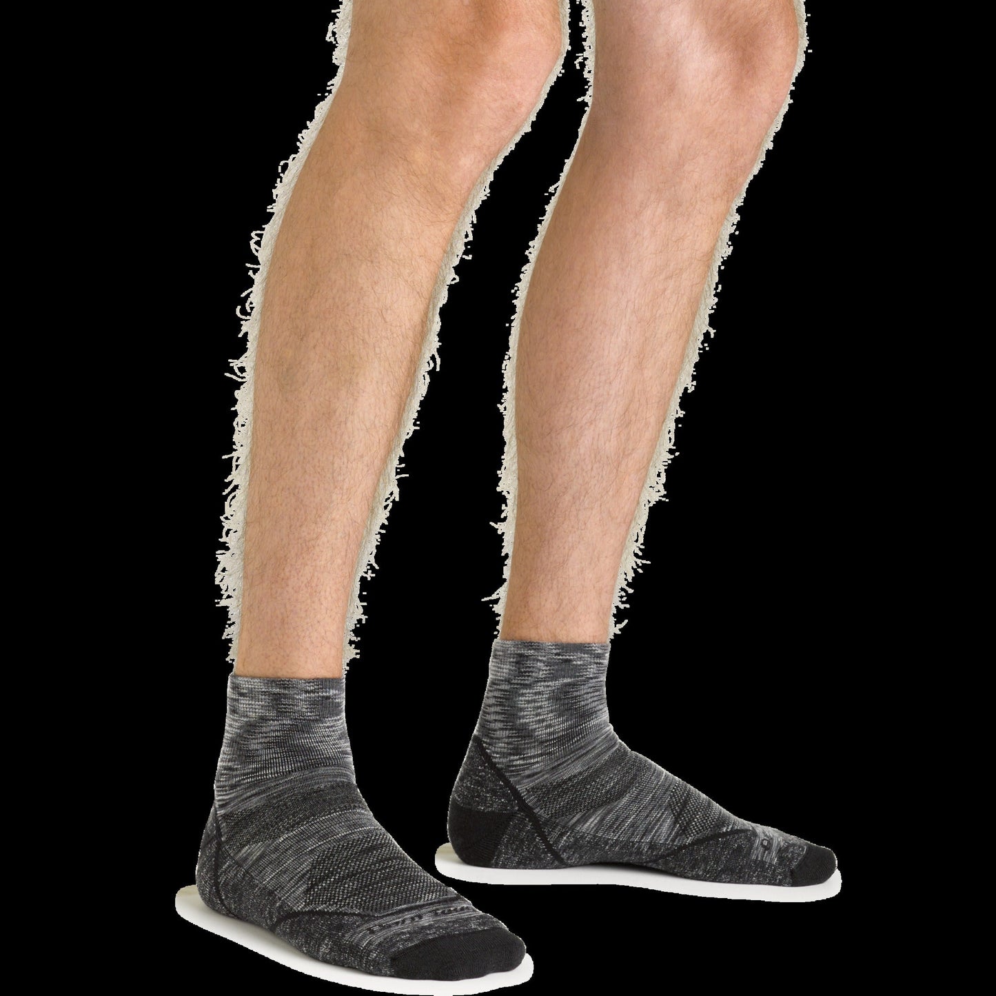 Men's Light Hiker Quarter Lightweight Hiking Socks