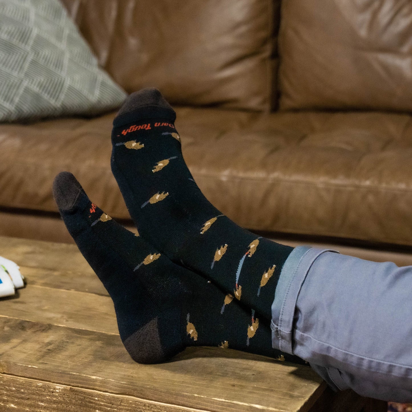 Men's Sawtooth Crew Lightweight Lifestyle Socks- Last Chance