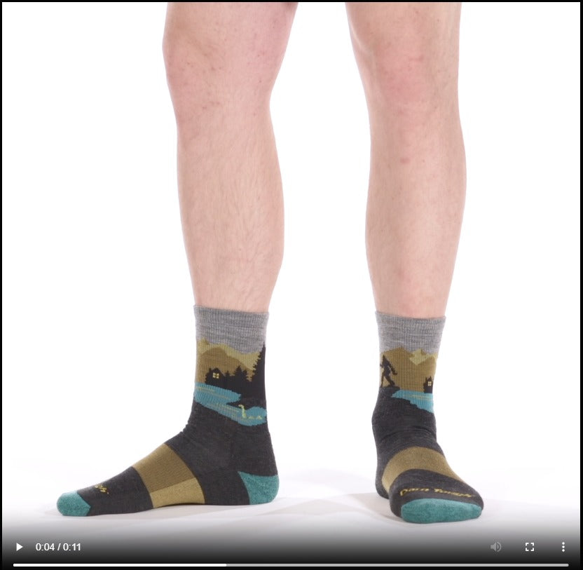 Men's Close Encounters Micro Crew Midweight Hiking Socks